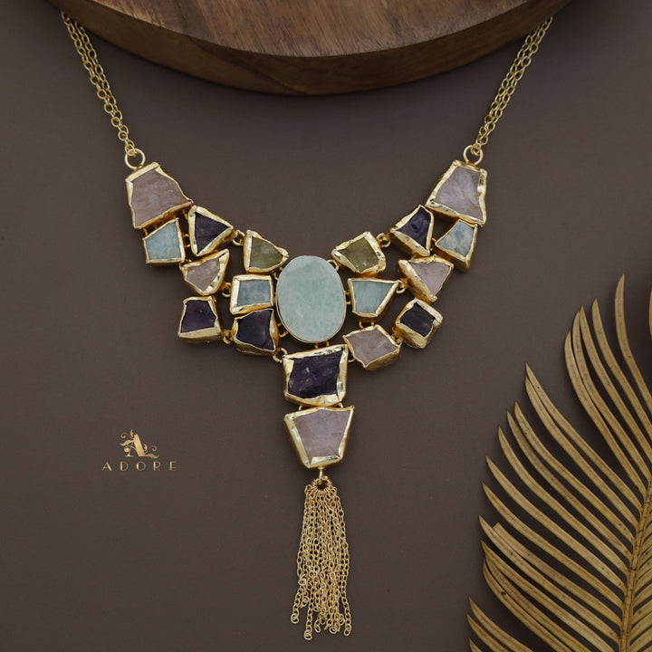 Lorelei Raw Stone Neckpiece