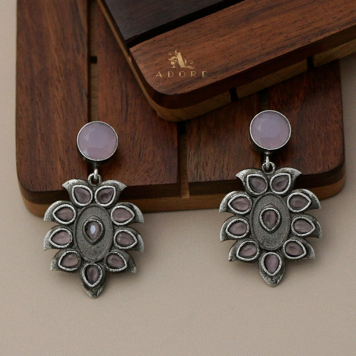 Moneva Round Glossy Earring