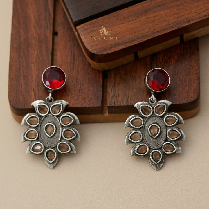 Moneva Round Glossy Earring