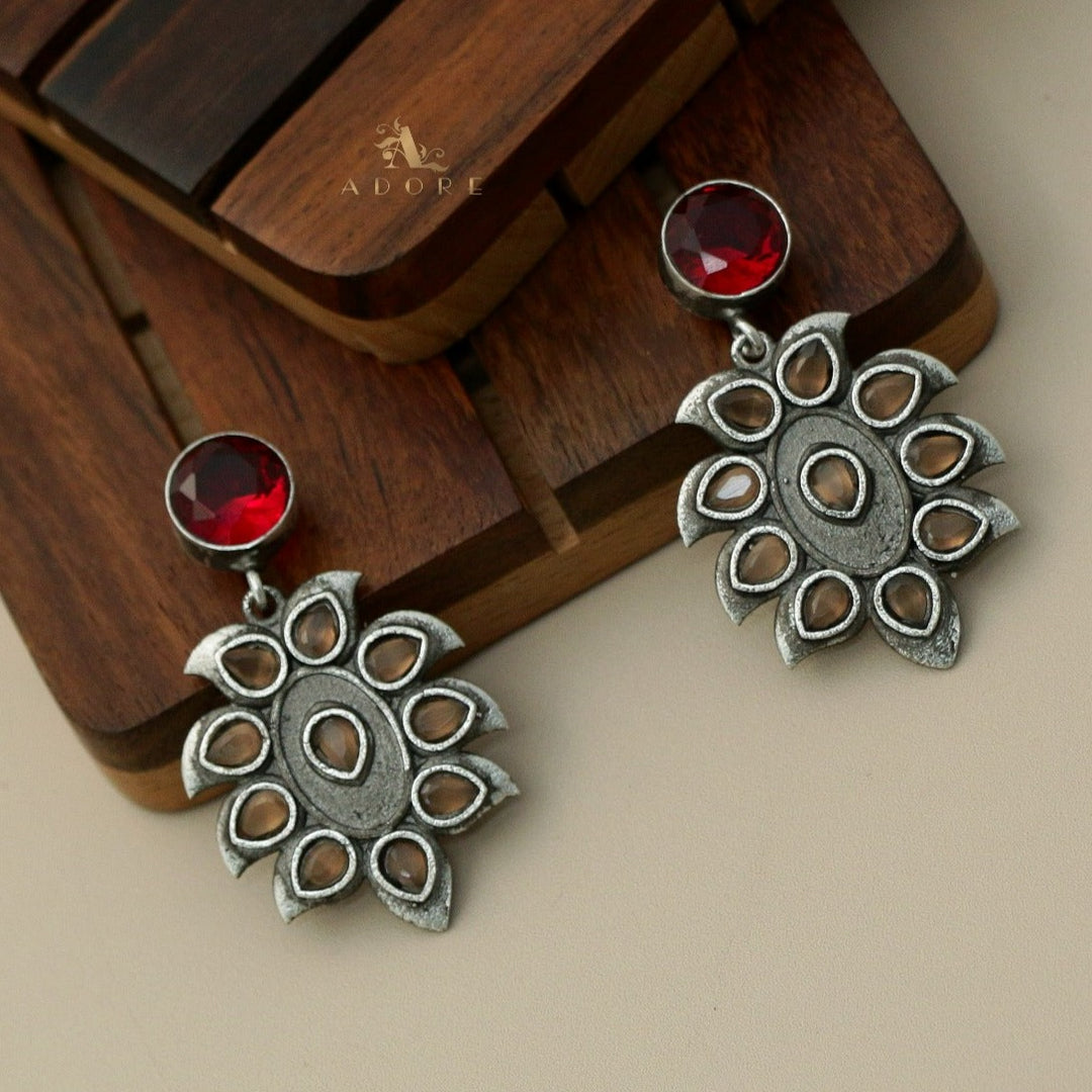 Moneva Round Glossy Earring