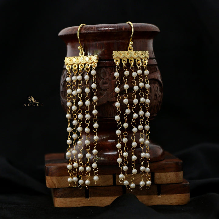 Lovella Tassel 5 Layer Pearl Drop