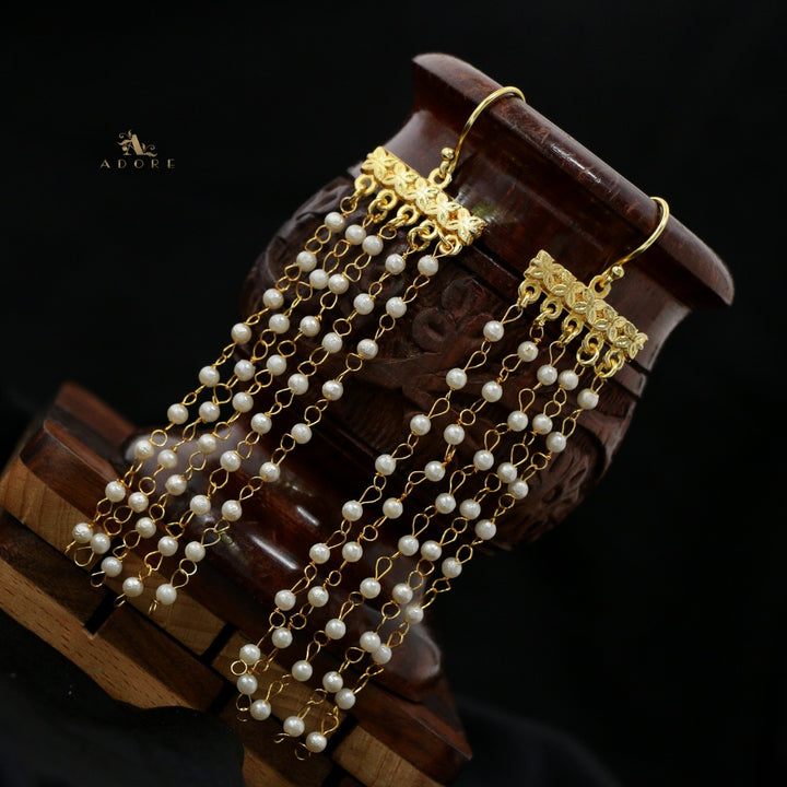 Lovella Tassel 5 Layer Pearl Drop
