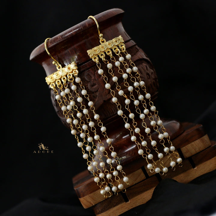 Lovella Tassel 5 Layer Pearl Drop