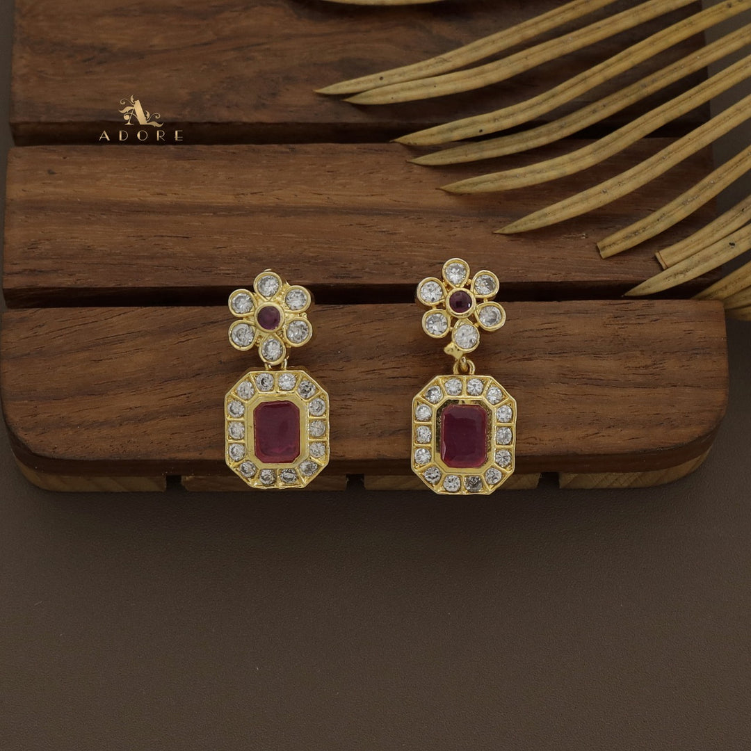 Iridessa Glossy Neckpiece With Earring