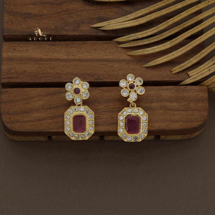 Iridessa Glossy Neckpiece With Earring