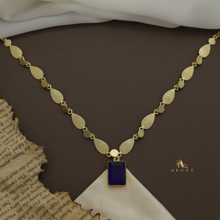 Emaya Glossy Rectangle  Neckpiece