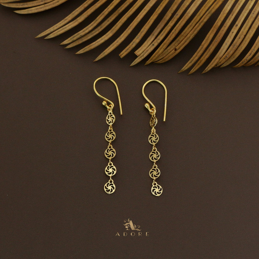 Taral Golden Chain Neckpiece With Drop