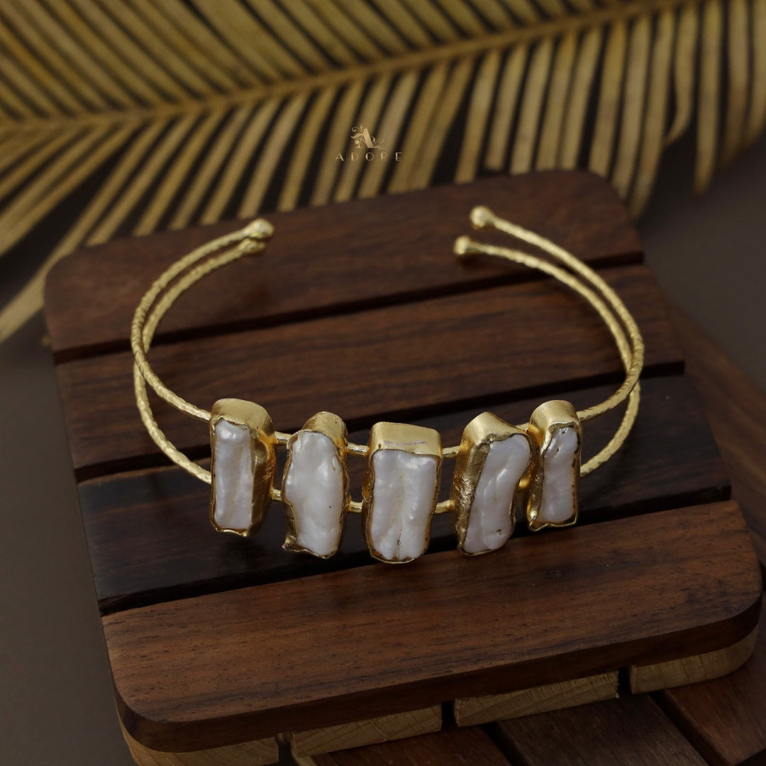 Baroque Pearl Asymmetrical Bracelet