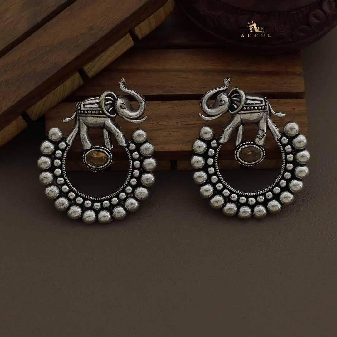 Gaja Silver Glossy Earring