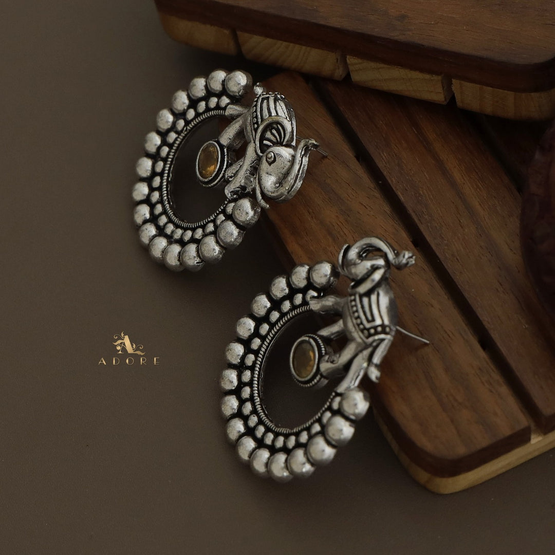 Gaja Silver Glossy Earring