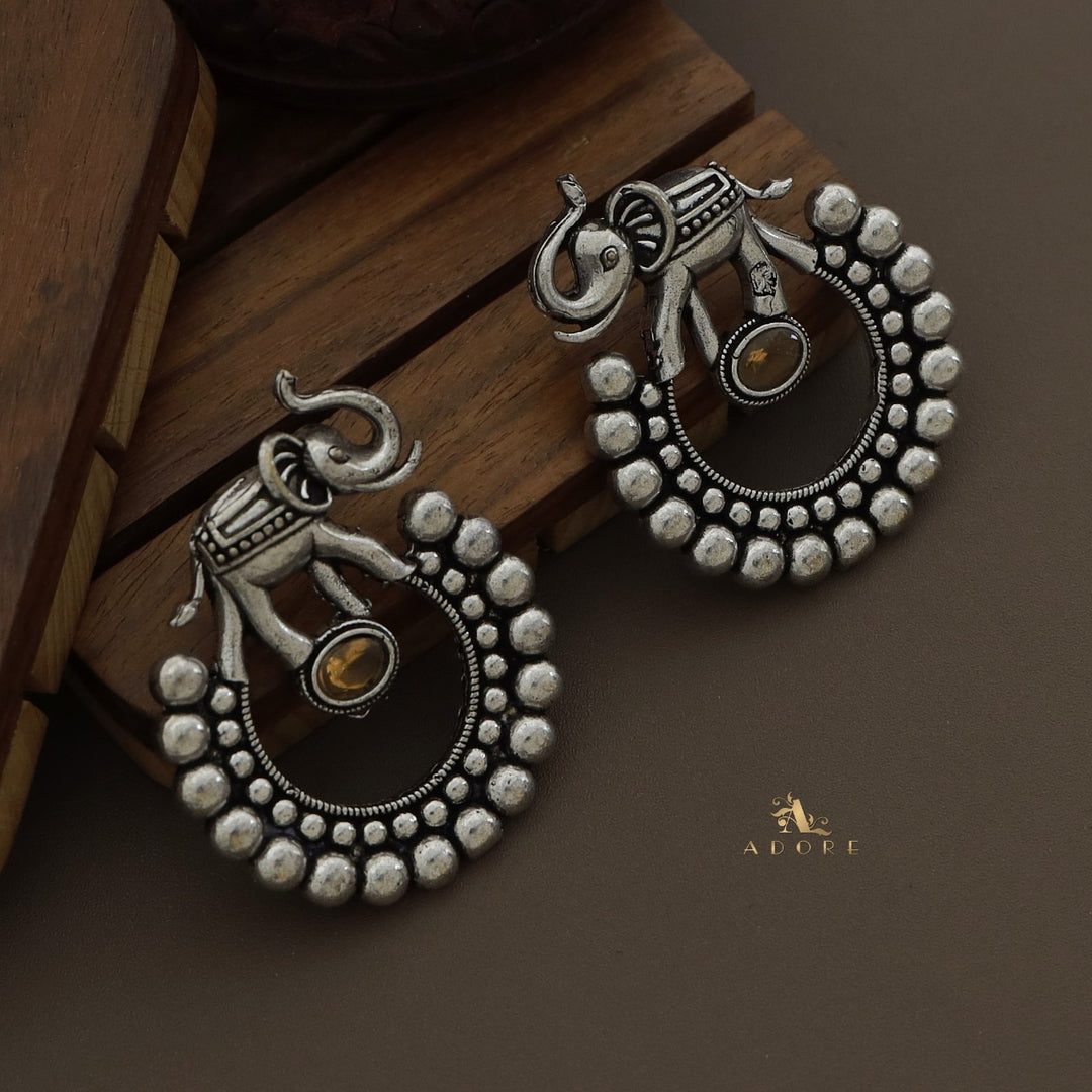 Gaja Silver Glossy Earring
