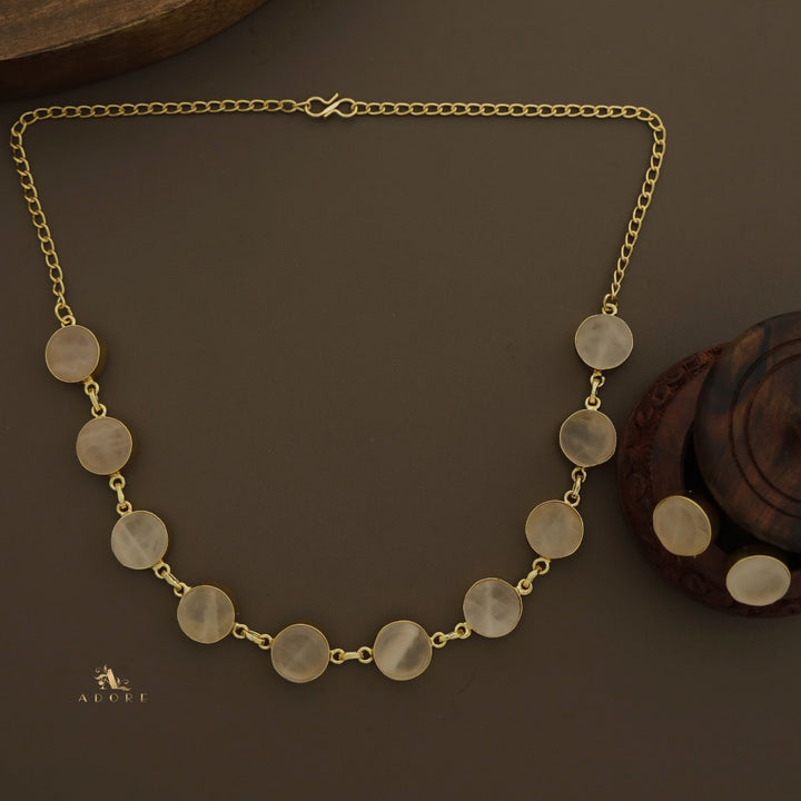 Raw Stone Ashara Neckpiece with Earrings