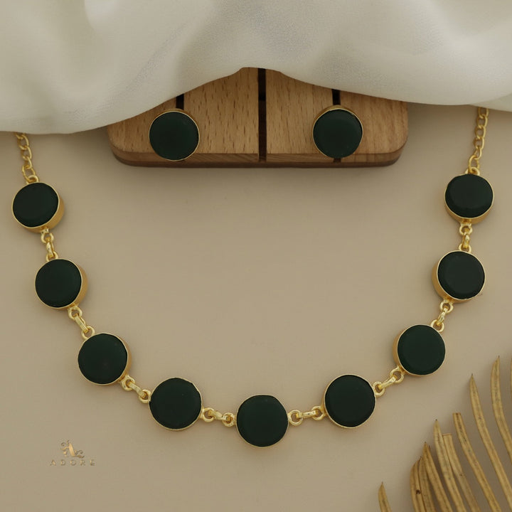 Raw Stone Ashara Neckpiece with Earrings