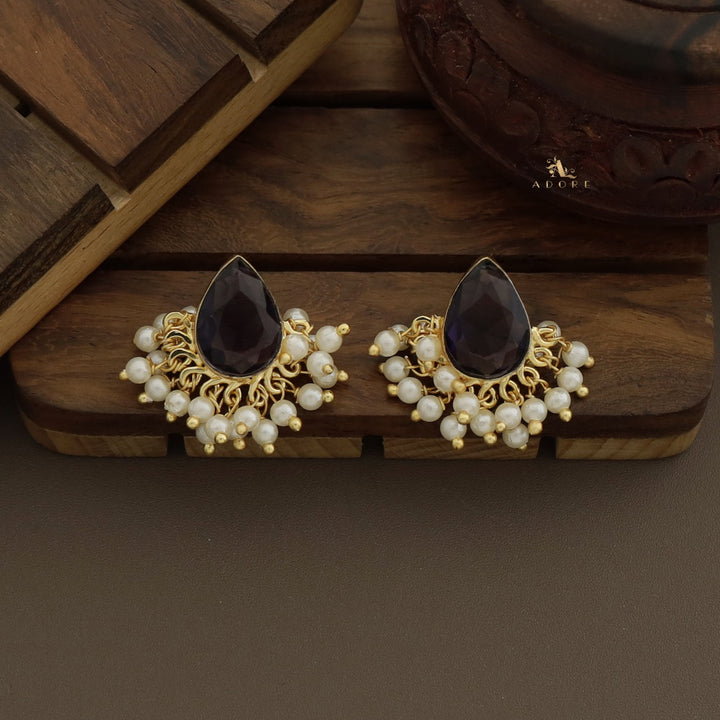 Ciriyac Glossy Cluster Pearl Earring