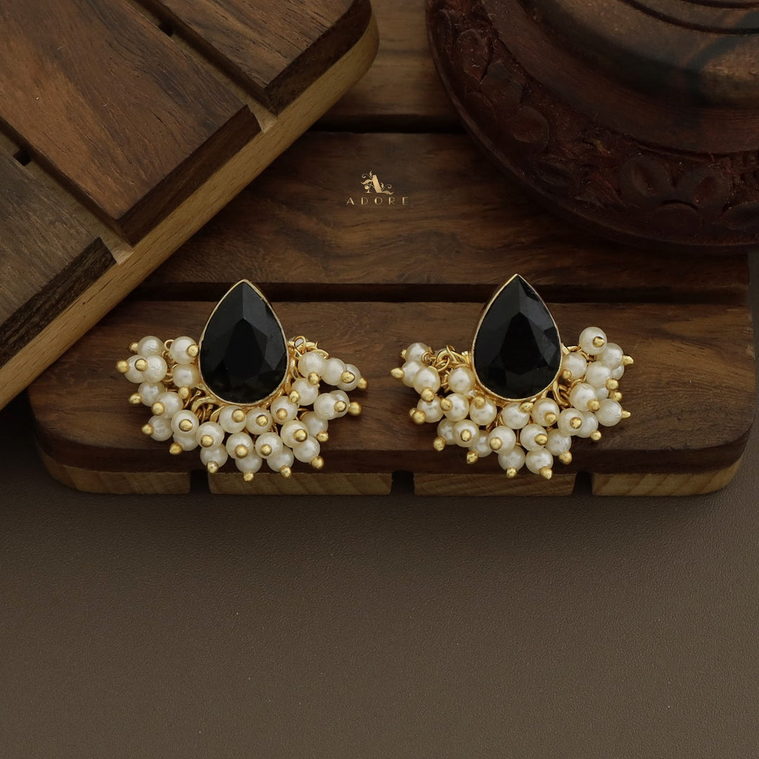Ciriyac Glossy Cluster Pearl Earring
