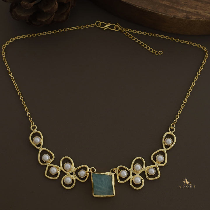 Sabera Raw Stone Pearl Neckpiece