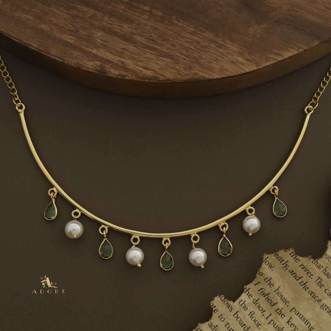Drop Of Spring Pearl Neckpiece / Neck Cuff