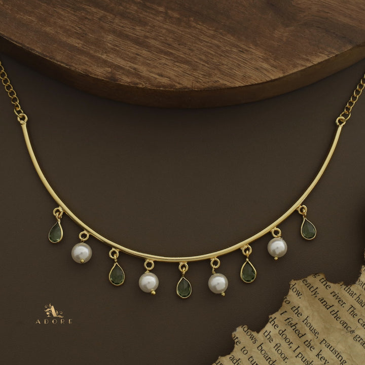 Drop Of Spring Pearl Neckpiece / Neck Cuff