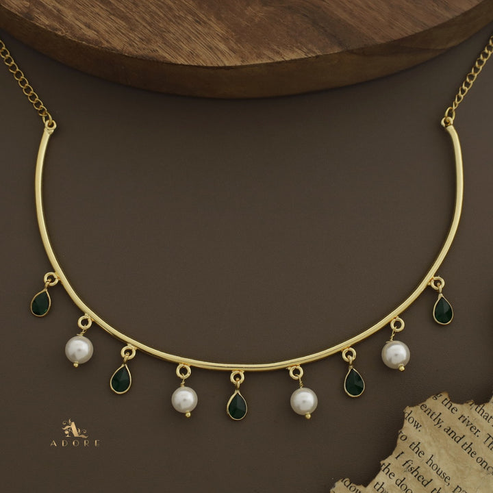 Drop Of Spring Pearl Neckpiece / Neck Cuff