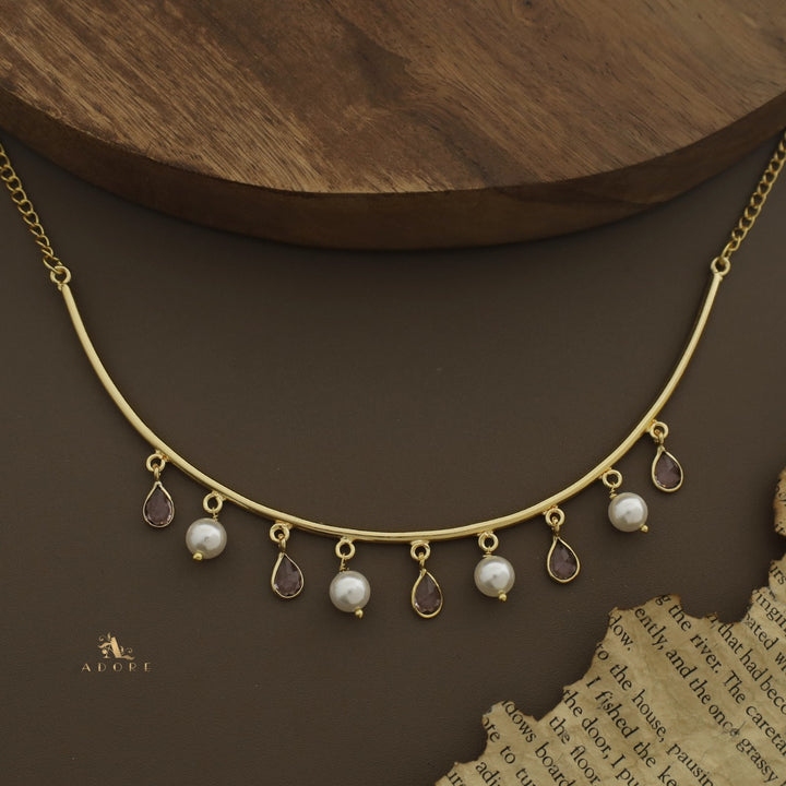 Drop Of Spring Pearl Neckpiece / Neck Cuff