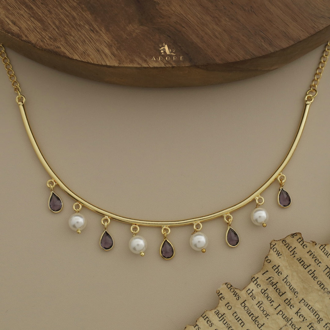 Drop Of Spring Pearl Neckpiece / Neck Cuff