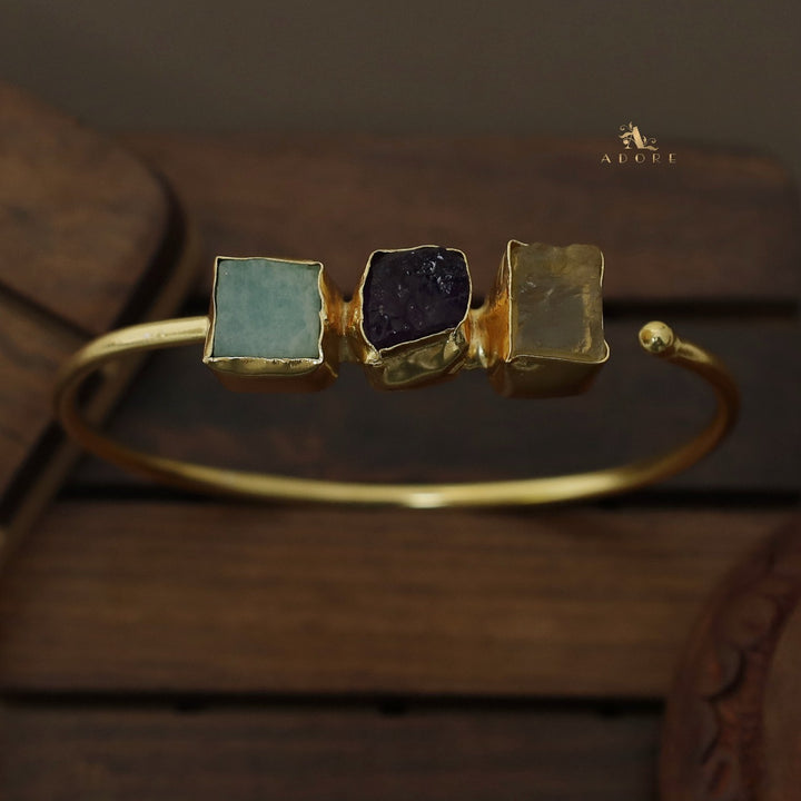 Roobixa 3 Raw Stone Bangle