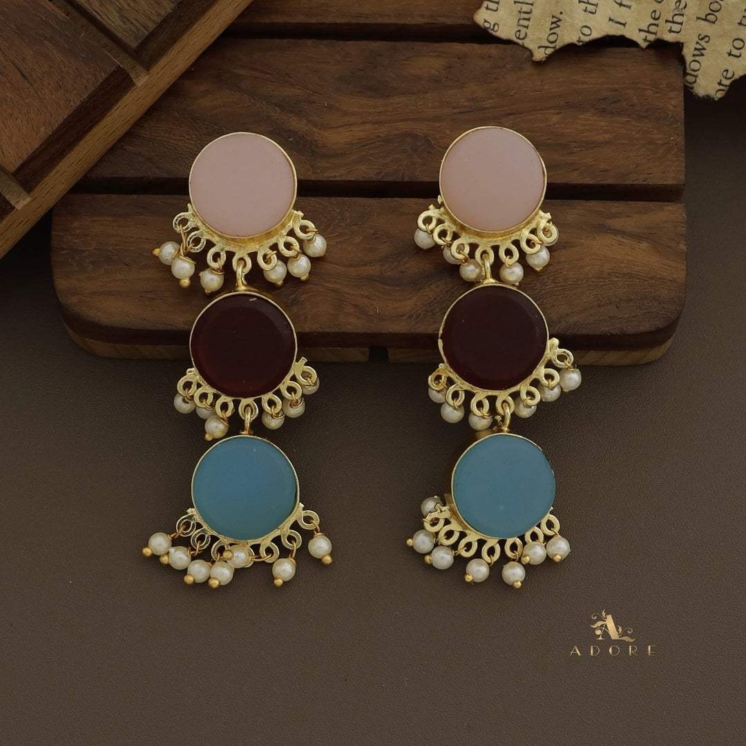 Three Stone Kalpa Earring