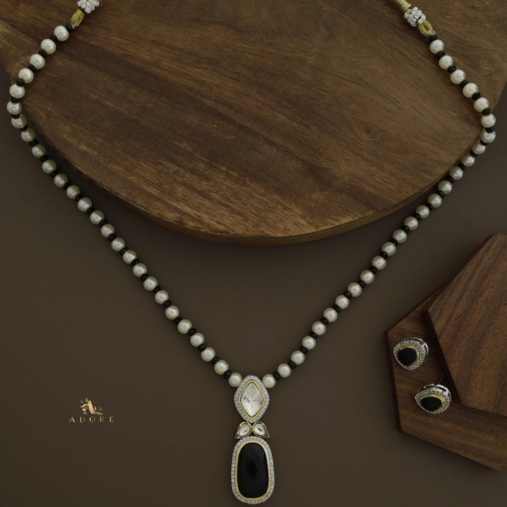 Muhurat Polki Kundan Neckpiece With Earring