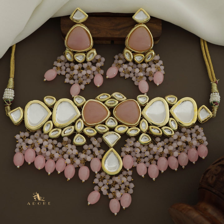 Mehanaz Kundan Choker With Earring