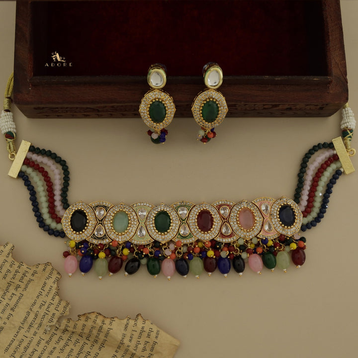Taruni Kundan Choker With Stud