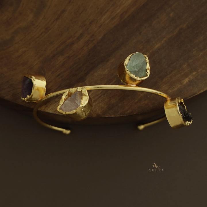 4 Raw Stone Kaveri Bracelet (Colour Option)