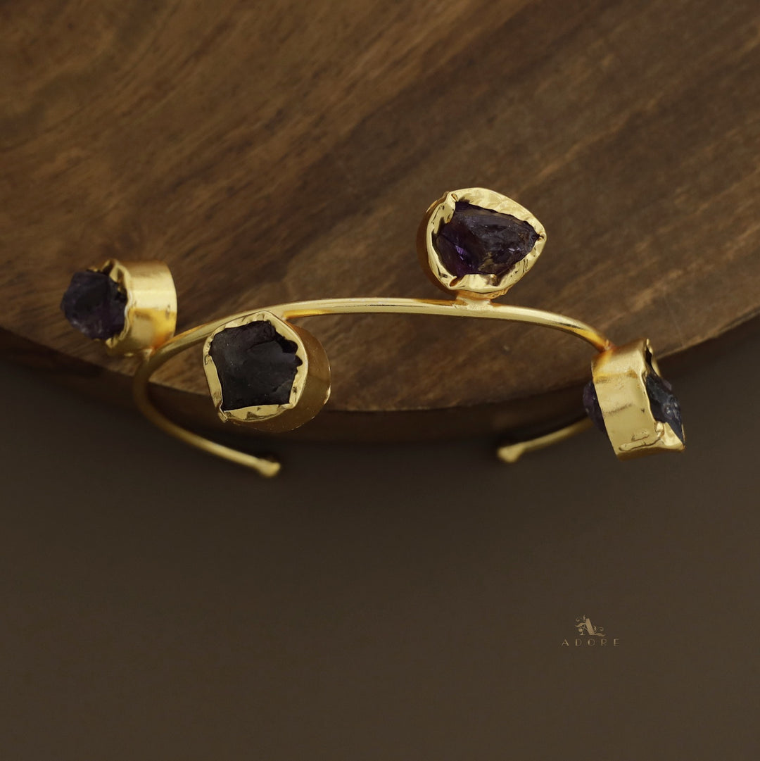 4 Raw Stone Kaveri Bracelet (Colour Option)