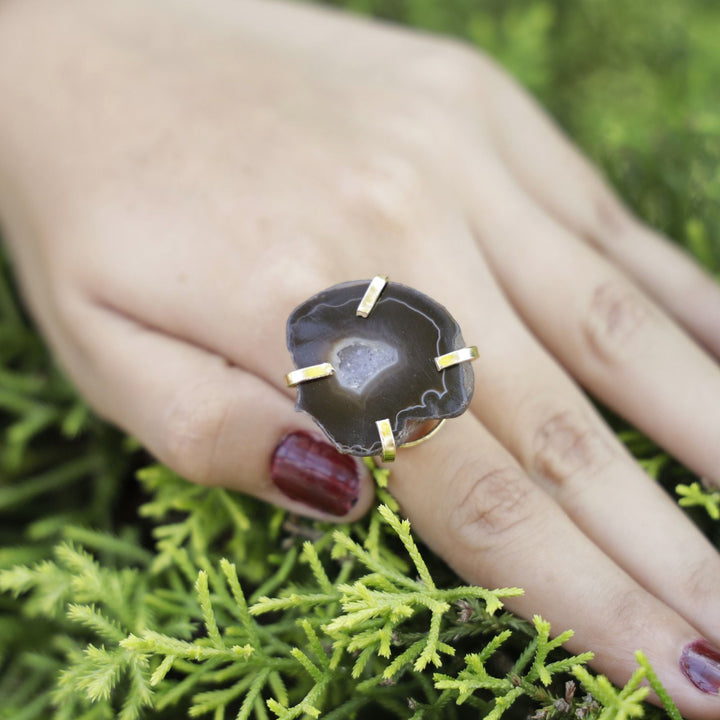 Mojo Solar Agate Ring