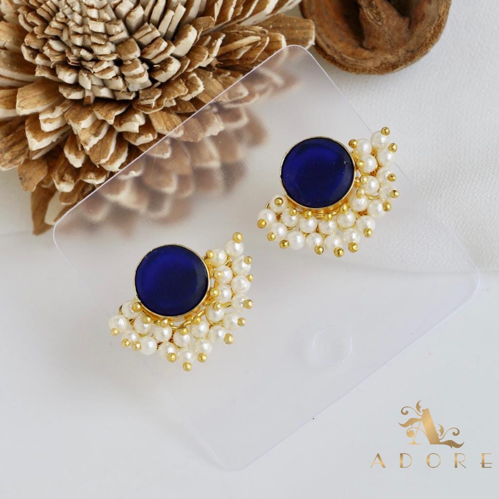 Half Pearls Stud