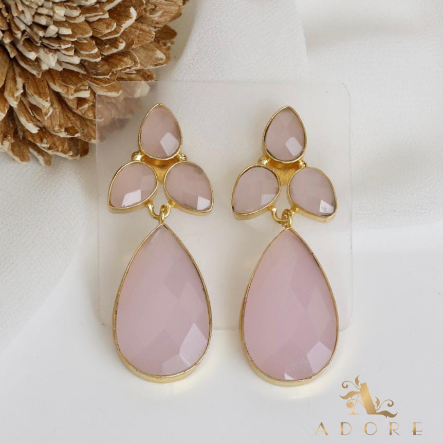 Bella Crystal Earrings (Premium Finish)