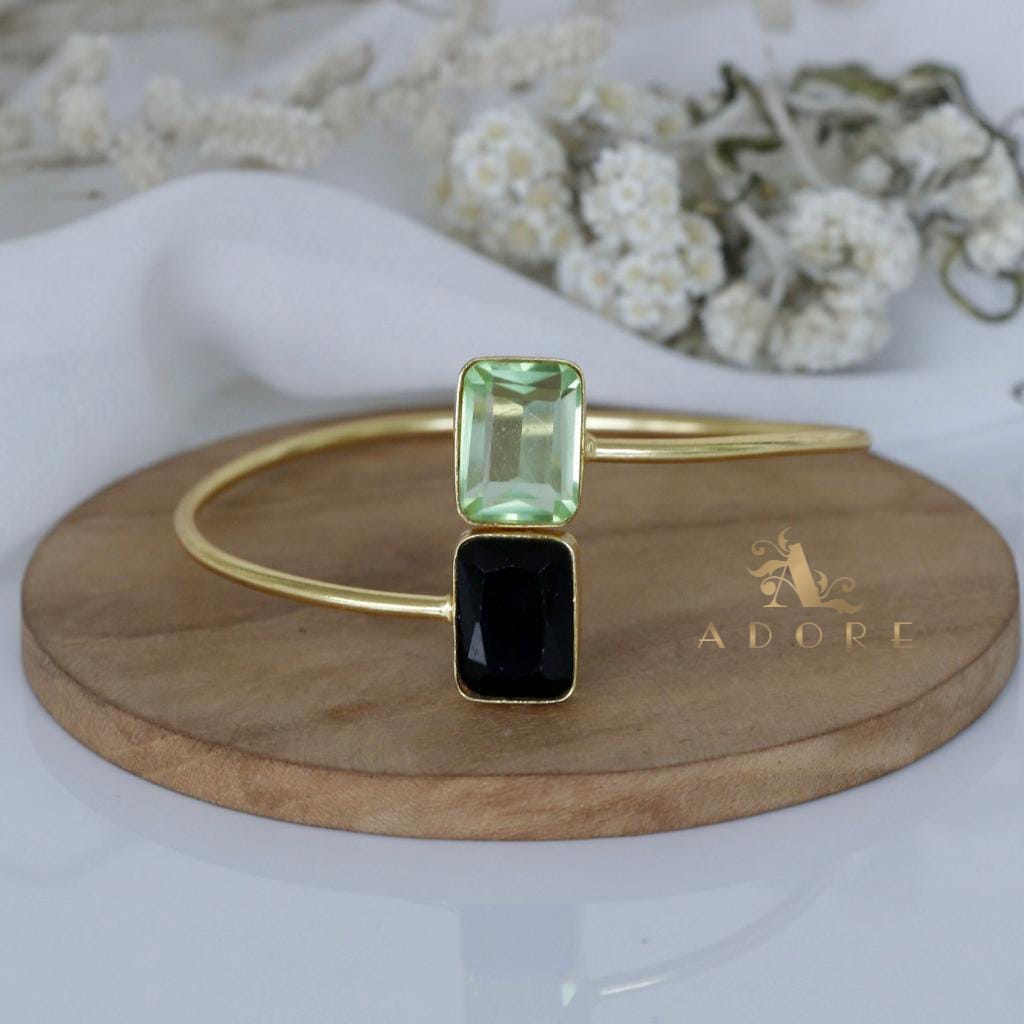 Sophia Glossy Two Stone Multi Colour Bracelet