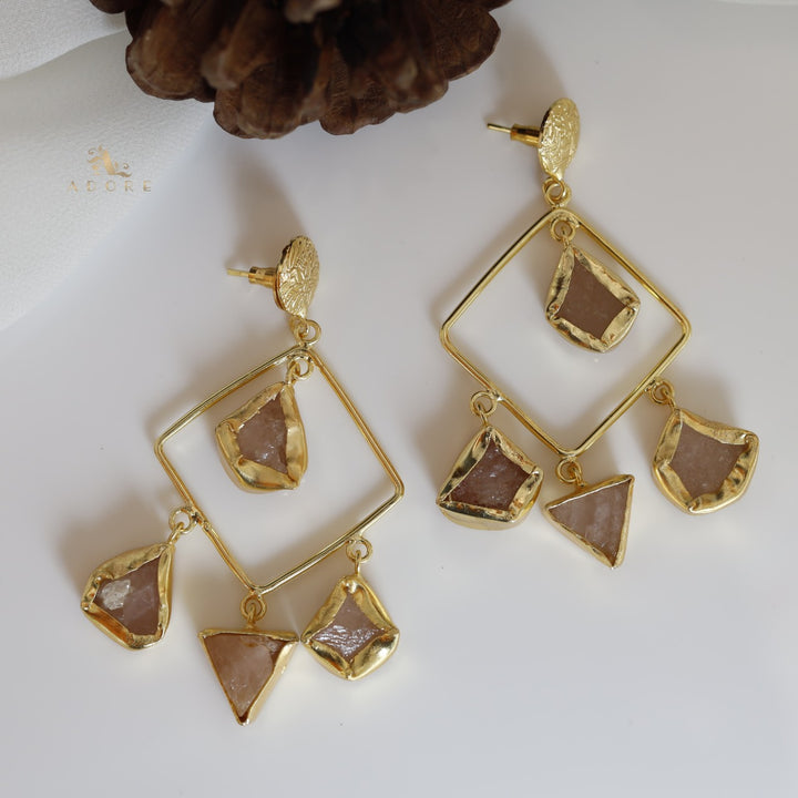 Raw Stone Adabel Tulip Earring (Colour Options)