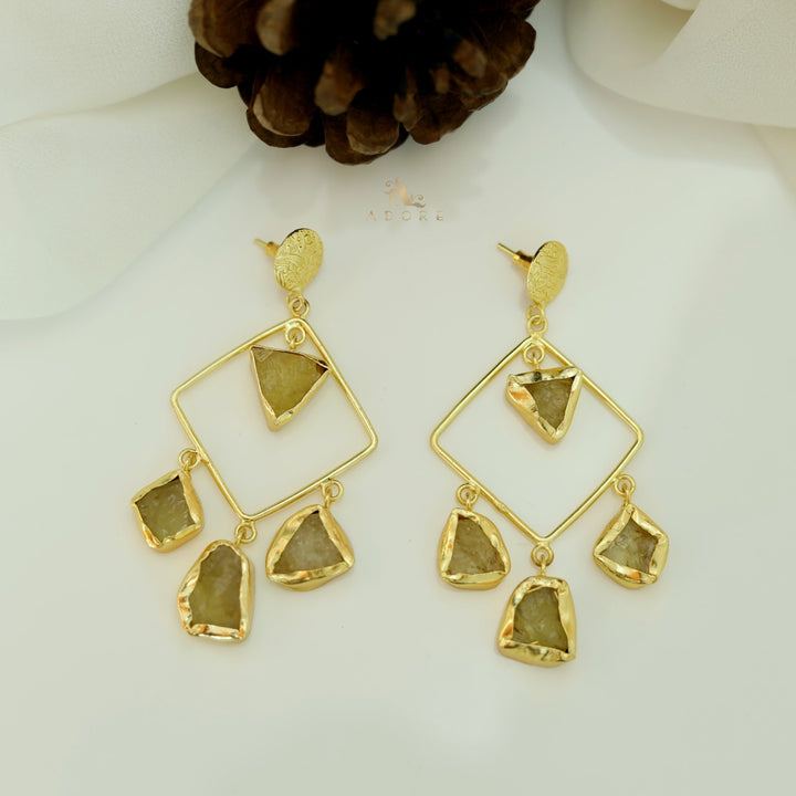 Raw Stone Adabel Tulip Earring (Colour Options)