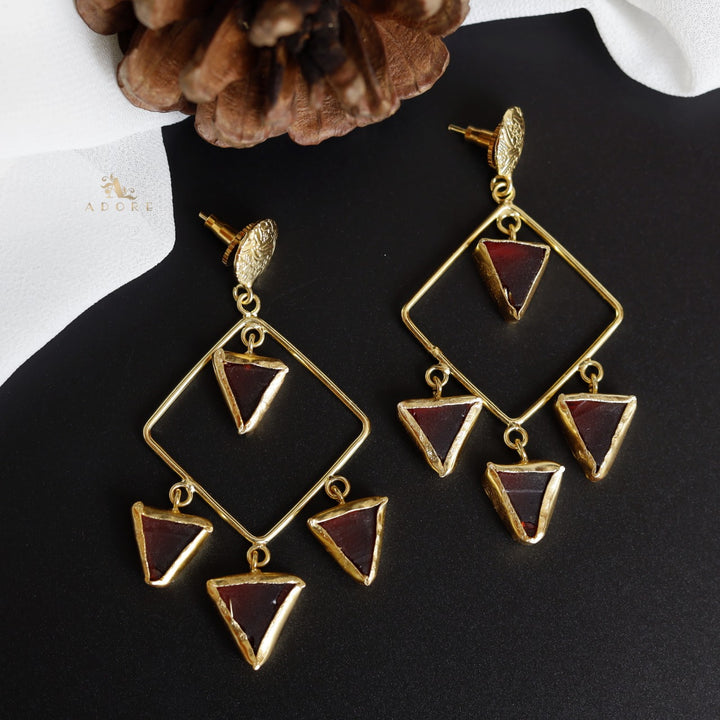 Raw Stone Adabel Tulip Earring (Colour Options)
