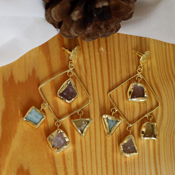 Raw Stone Adabel Tulip Earring (Colour Options)