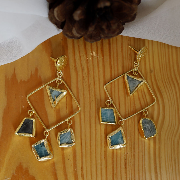 Raw Stone Adabel Tulip Earring (Colour Options)