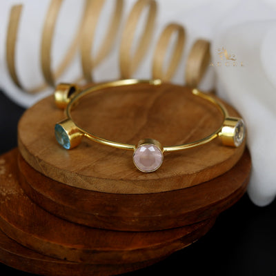 Multicolour 4 Stone Adjustable Bracelet (Colour Options)