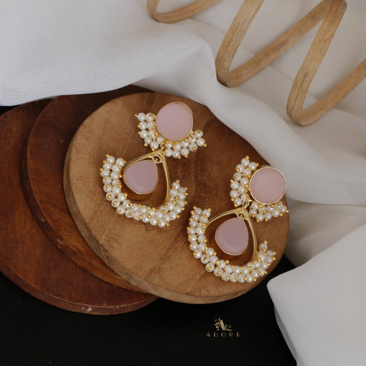 Adore - Raw Stone Angelic Earrings (Colour Options)