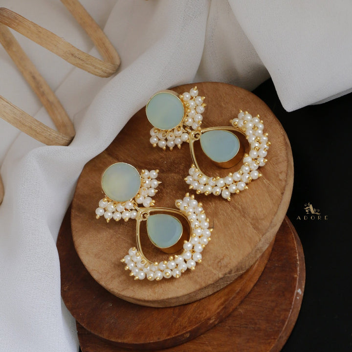 Adore - Raw Stone Angelic Earrings (Colour Options)