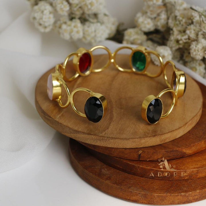 Multicolour Emmeline 6 Stone Bracelet (Colour Option)
