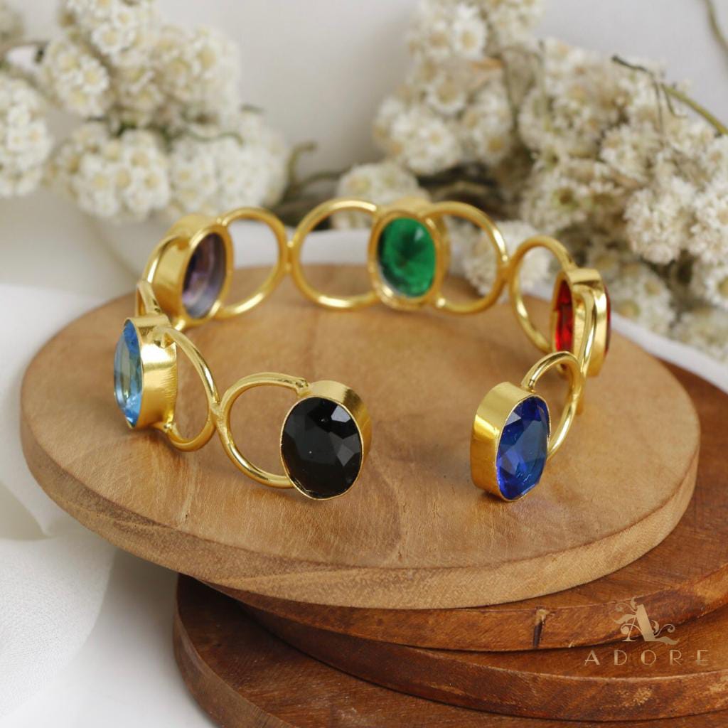 Multicolour Emmeline 6 Stone Bracelet (Colour Option)