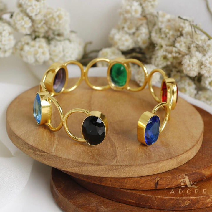 Multicolour Emmeline 6 Stone Bracelet (Colour Option)