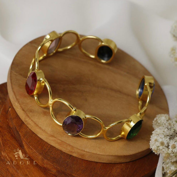 Multicolour Emmeline 6 Stone Bracelet (Colour Option)