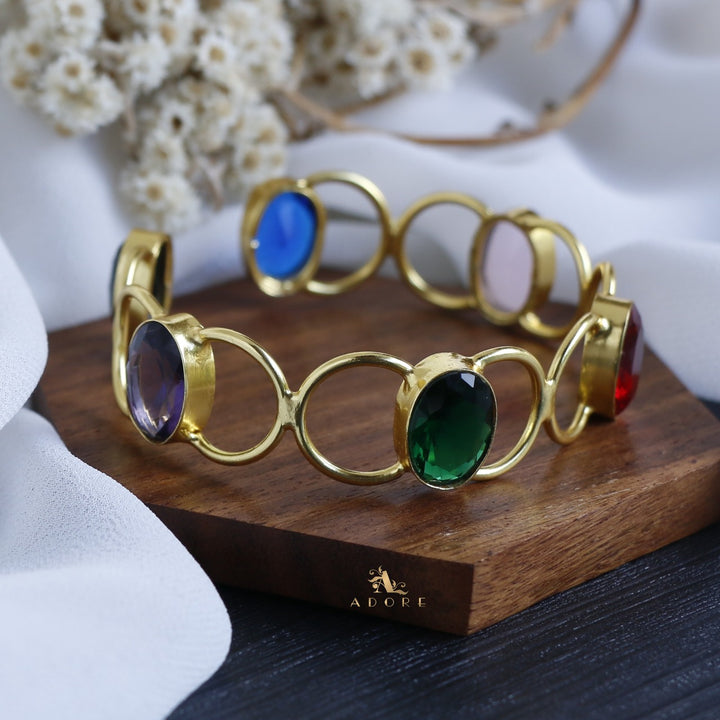Multicolour Emmeline 6 Stone Bracelet (Colour Option)