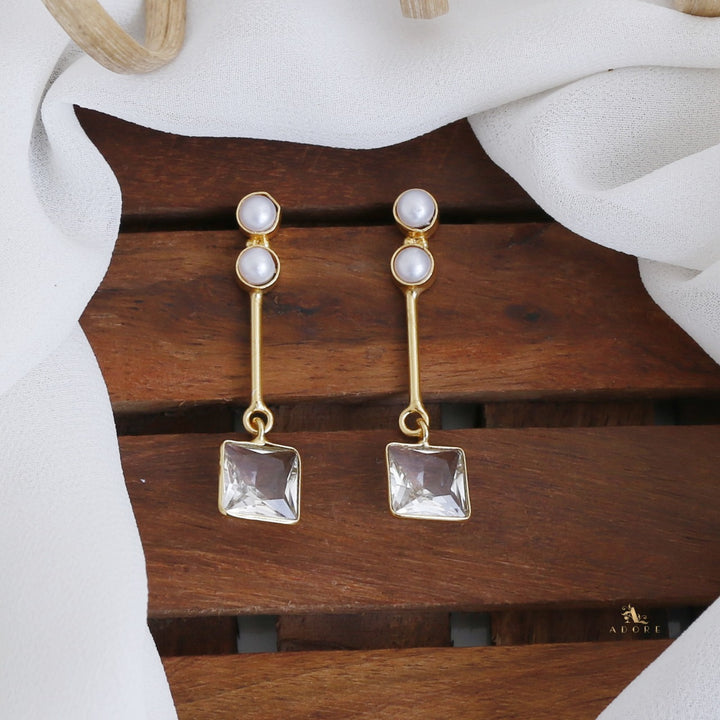 Alana Glossy Square Earring